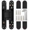 Alamic Invisible Hinge Concealed Door Hinges Heavy Duty Hidden Hinge