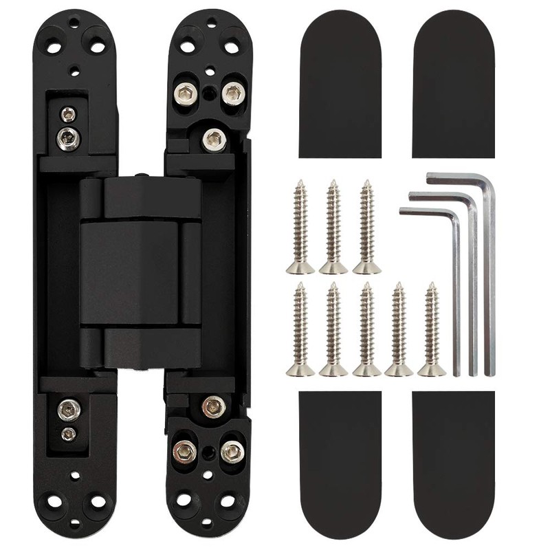 Alamic Invisible Hinge Concealed Door Hinges Heavy Duty Hidden Hinge