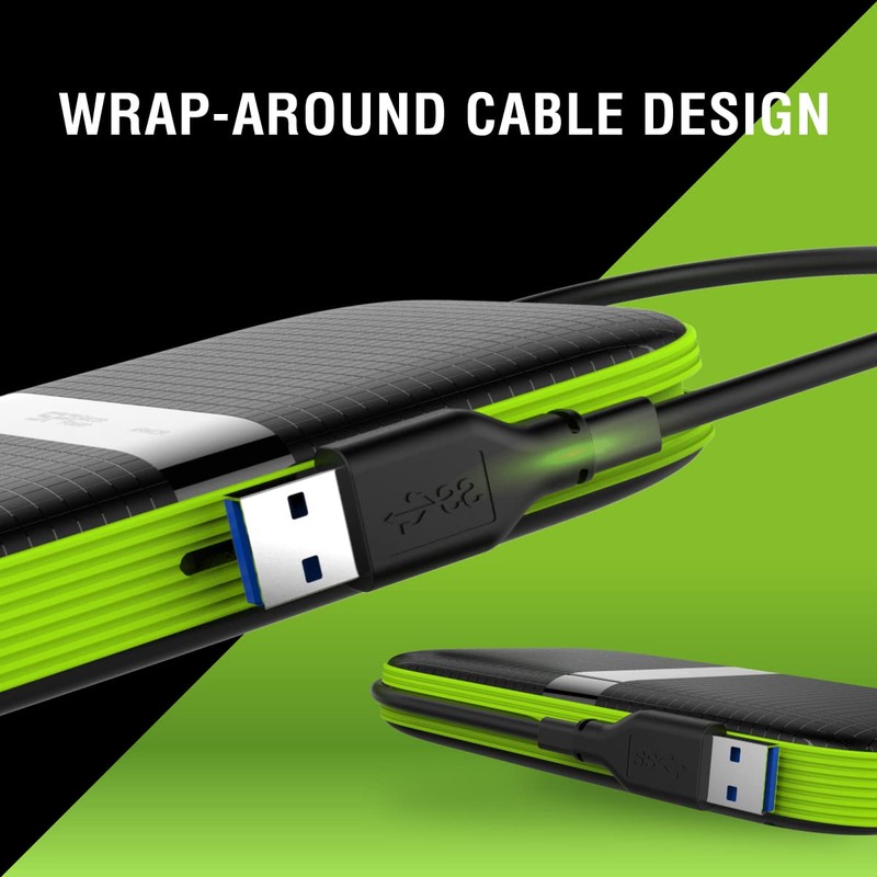 Silicon Power Armor A60 4TB Rugged External Hard Drive, Military-Grade