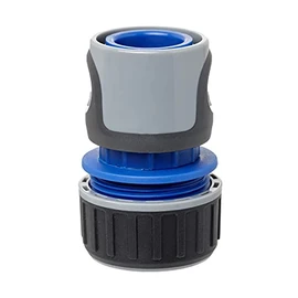TATAY Premium Quick Connector for 3/4’ 19mm Hose, Universal Connector to Fitting, Easy Installation, Solar Protection, Grey - Black