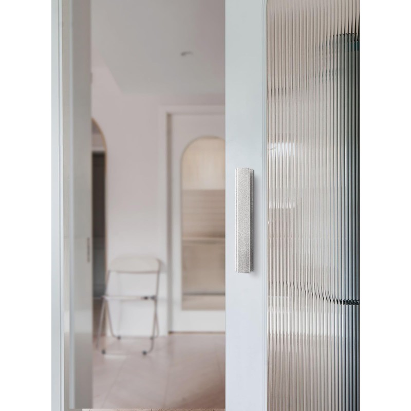 JIASENBAO 5 Pack Self- Adhesive Silver Cabinet Pulls 5-1/2" Length