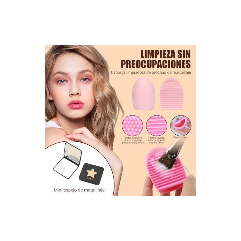 38 Piezas Makeup Brush Set, Brochas de Maquillaje Profesional