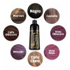 Universo en Linea 8pz Shampoo Tinte Instantáneo Cubre Canas Natural