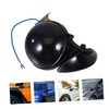 Mikinona Motorcycle Atv Electric Horn Round Speaker for Scooters Safety