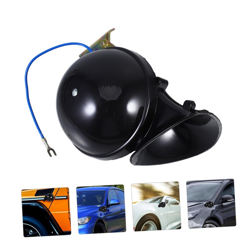 Mikinona Motorcycle Atv Electric Horn Round Speaker for Scooters Safety