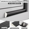 Guardapolvo y Protector para Puerta,Burletes de Cuña Puertas Ventanas,Tiras Sellado