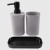 La Briantina Set Bagno in 3 Pezzi – Dispenser Sapone,