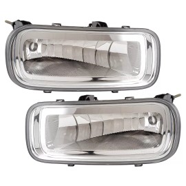 jpautowholesale For 2004-2005 Ford F150 Mark LT Fog Light Set Driver and Passenger Side