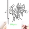 Lokatall Seamless Nails, 100 Pieces Double Head Skirting Board Thread