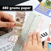 UPTTHOW Stainless Steel Metal Paper Tearing Ruler Craft Ruler for