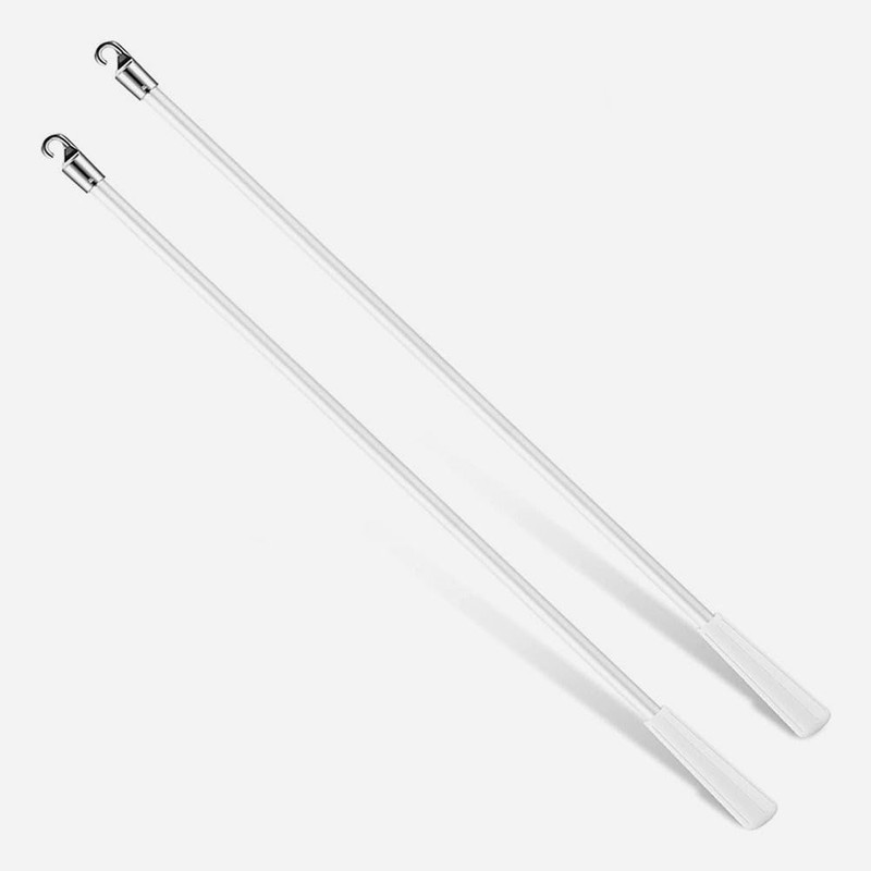 TOVINANNA 2pcs 12 Venetian Blinds Accessories Curtain Rod Blind Wand