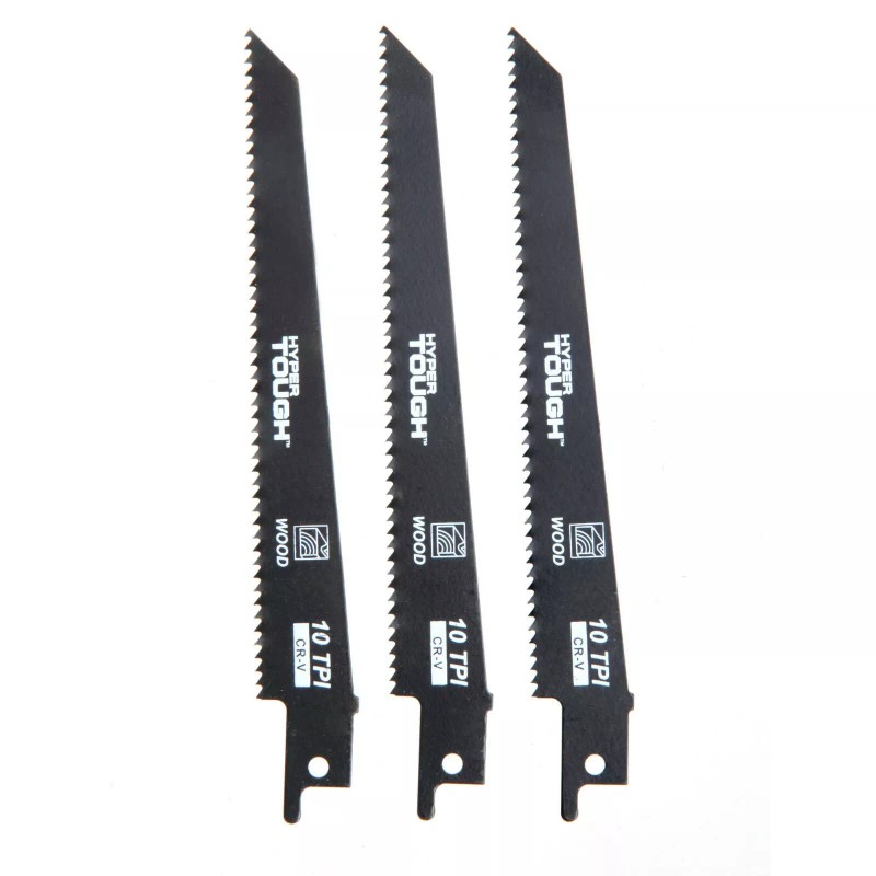 Hyper Tough 9 Piece Set Metal Wood Plastic PVC Cutting