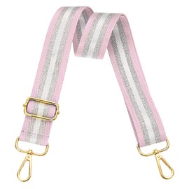 PATIKIL Bag Strap, Wide Shoulder Strap, Adjustable Shoulder Strap, Universal Replacement Shoulder Strap for Women, Handbags, Canvas Guitar Bag, Backpack, Light Pink