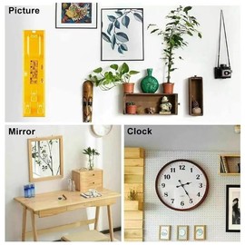 Fowecry Picture Hanger, Picture Hanging Tool with Level Easy Frame Picture Hanger Wall Hanging Kit, Painting Hanging Tool