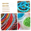 Beavorty 5pcs Beading Threader Tools for Jewelry Making Handle Needle