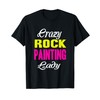 Crazy Rock Painting Lady T-Shirt