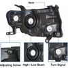 Pair Headlights Assembly DOT Approved For 2008-2012 Ford Escape Limited
