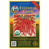Everwilde Farms - 20 Organic Sweet Cayenne Hot Pepper Seeds