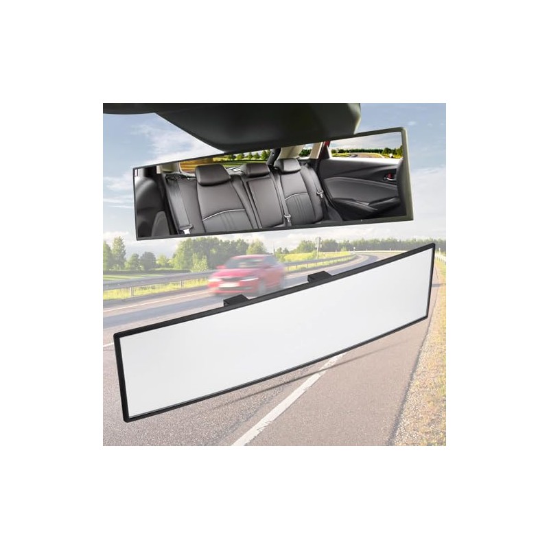 Timotech Espejo Retrovisor para Auto,Espejo Retrovisor Panoramico, Retrovisor para Auto,