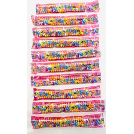 20 x Candy Necklaces and Watches Set, Party Bag Fillers, 20 Pieces, 10 x Candy Sweet Necklaces - 10 x Candy Sweet Watches Individually Wrapped