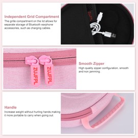 ZUJFPL - Funda rígida de EVA para JBL Live 770NC/670NC/660NC/650BT/460NC/400BT/500BT y JBL Tune 770NC/710BT/720BT/700BT/750BT/520BT/510BT/760NC/660NC/60NC/600 C/5000 E45BT - Auriculares inalámbricos -