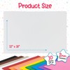 Hygloss Sheets Colorful Foam for DIY Arts & Craft, White,