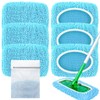 Reusable Mop Pads Compatible with Swiffer Sweeper Mop, Washable Wet