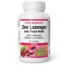 Natural Factors Zinc Lozenges, 60 lozenges, Cherry Flavour, with Echinamide,