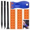 Plastic Scraper Tool Set,23PCS Plastic Scraper Tool Non Scratch,Plastic Razor