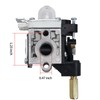 SRM210 Carburetor GT-200R Carb Kit Replacement for Echo Trimmer PE200