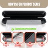 HICTOP Dual-Use Vacuum Sealer Precision Suction Power Sealer with Digital