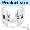 Adjustable Pie Cut Corner Hinge 343.90.710 Lazy Susan Hinges Replacement