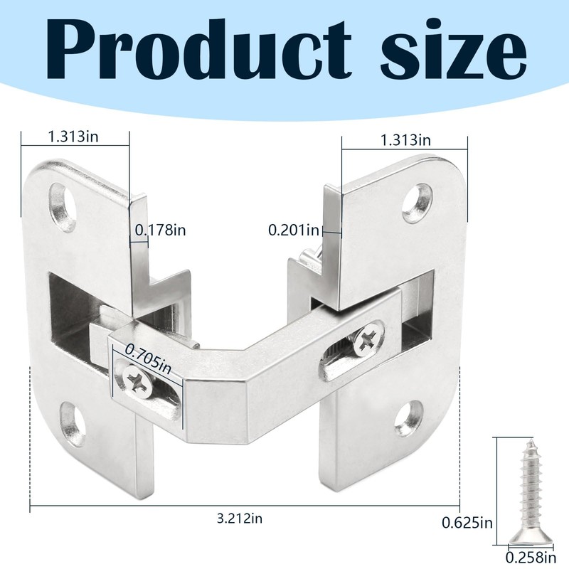 Adjustable Pie Cut Corner Hinge 343.90.710 Lazy Susan Hinges Replacement