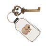 Mr. & Mrs. Panda Wombat Rectangular Keyring Gift Bag Charm