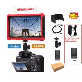 Lilliput A7s 7"1920x1200 4K HDMI DSLR Camera field monitor w/F970+LP-E6+A