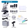 SELFIE CAT Binocular Compound Microscope 200X-5000X Magnification Microscope for Adults