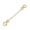Nostrand 14k Gold Filled 1mm Bracelet Safety Chain 1", 2",