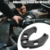 X AUTOHAUX 7463 Adjustable Gland Nut Wrench Square Drive Spanner