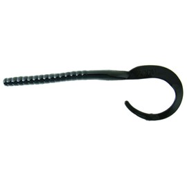 Zoom Bait Ol' Monster Worm, 11/2in, (9 Pack) Black 026038-SP
