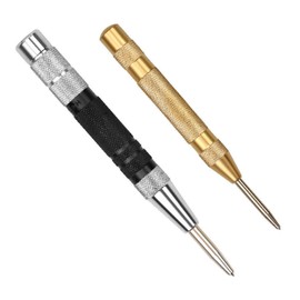 2Pcs Strong Automatic Centre Punch Adjustable Spring Loaded Metal Drill Tools GTRH