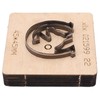 Leather Punching Die Wolf Shaped Alloy Steel and Birch High
