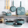 Goodful Ceramic Nonstick Pots and Pans Set, Premium Ceramic Coating