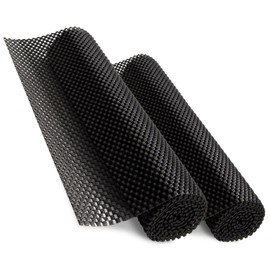 ASAB Pack of 2 Anti Slip Rug Underlay 190 x 30cm Matting Rug Grippers for Laminate Floors PVC Home Office Non Slip Rug Carpet Grippers for Rugs on Hard Floors Drawers Kitchen Dining Table Shelf Liner