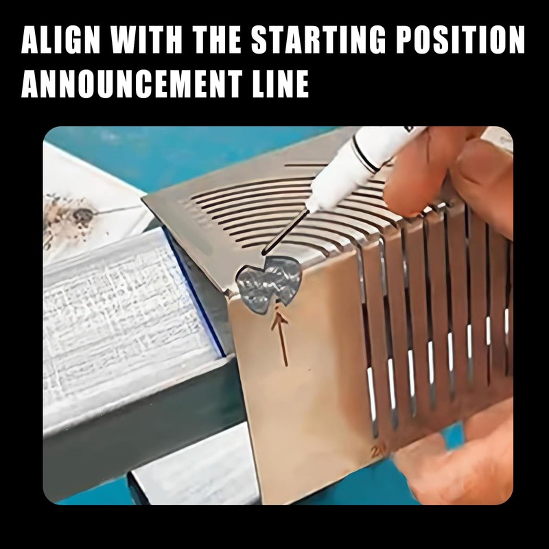 PrecisionFlex Angle & Arc Marking Tool, Multi-Functional Square Tube Bending