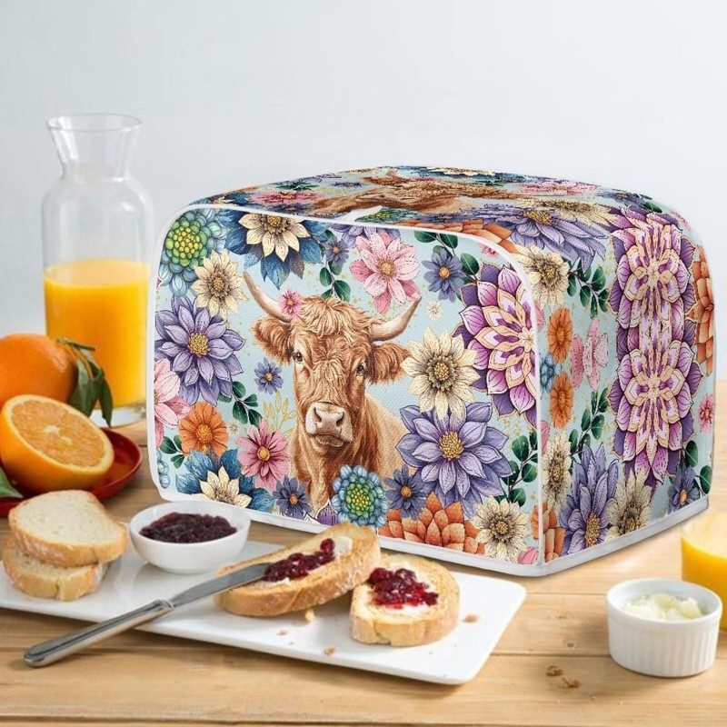 NETILGEN 2 Slice Toaster Dust Cover with Top Hook Kitchen
