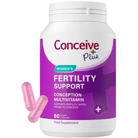CONCEIVE PLUS Fertility Supplements for Women | Support Hormone Balance, Regulation & Female Reproductive System | 21 Prenatal Vitamins for Women | Folic Acid, Maca Root, Myo-Inositol | 60 Capsules