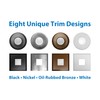 Nicor SureFit(v3) LED Flush Mount Ceiling Light, 3000K with Round