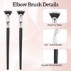 Pack of 3 Mascara Fan Brushes, Foldable Eyelash Brush with