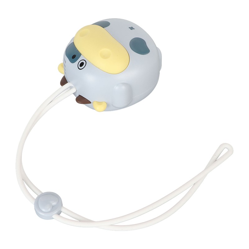 Mini Hanging Neck Fan USB Rechargeable Bladeless Cartoon Cow Shape