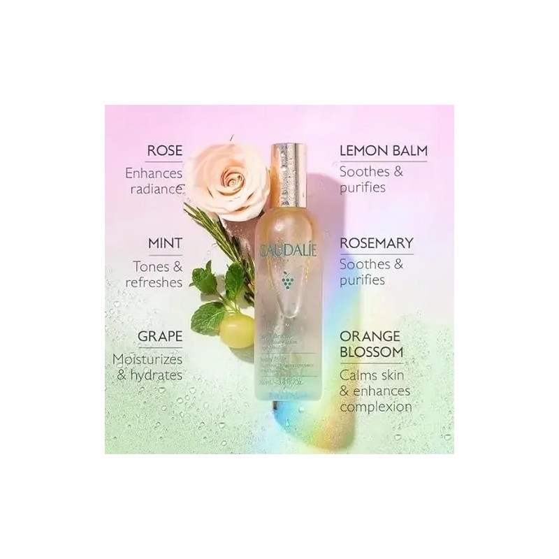 Caudalie Beauty Elixir Loción Facial 100ml Hipoalergénica Sin Parabenos